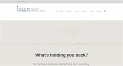 Desktop Screenshot of nextsteppartners.com